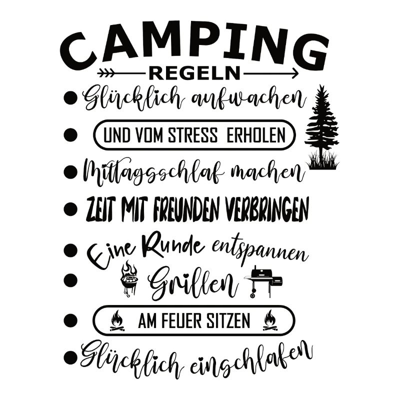 Echte Camping Regeln Outdoor Abenteuer