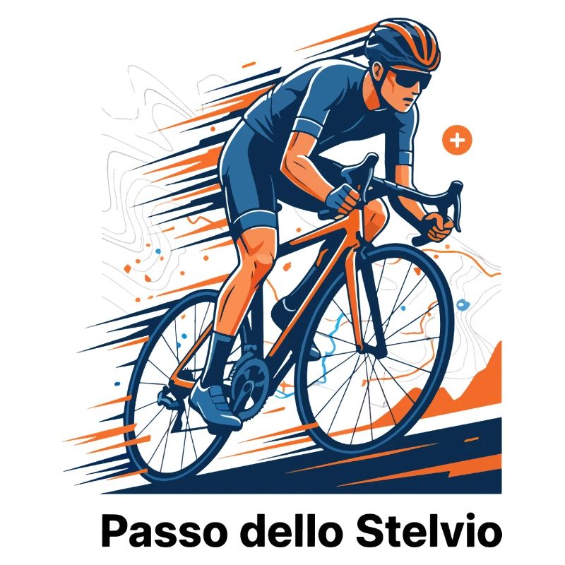 Passo Dello Stelvio Sprint Cycliste Neon Motion