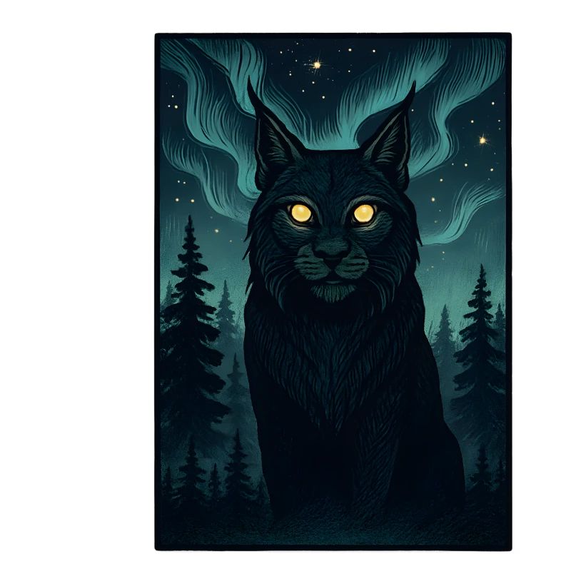 Nordlichtkater im Wald