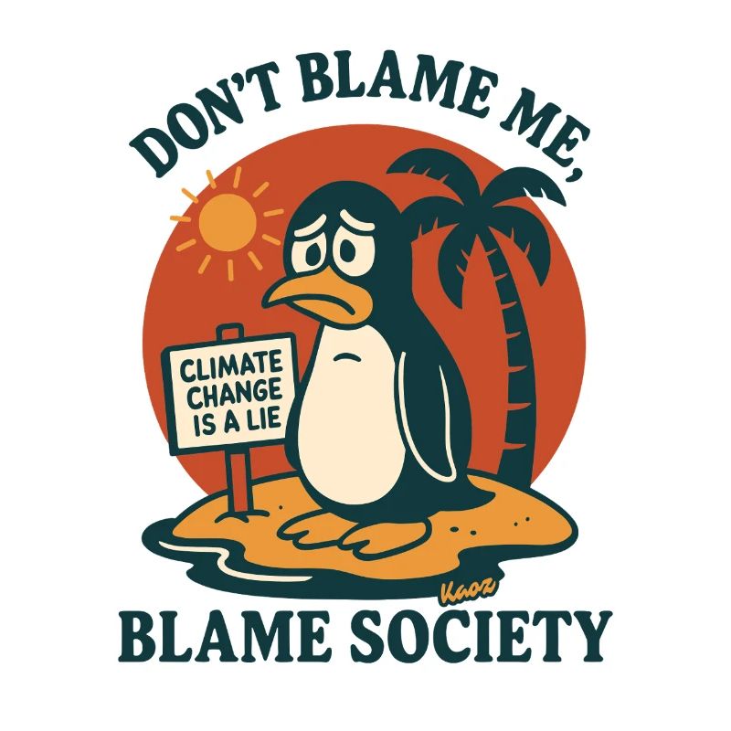 Island Penguin Satire Tee