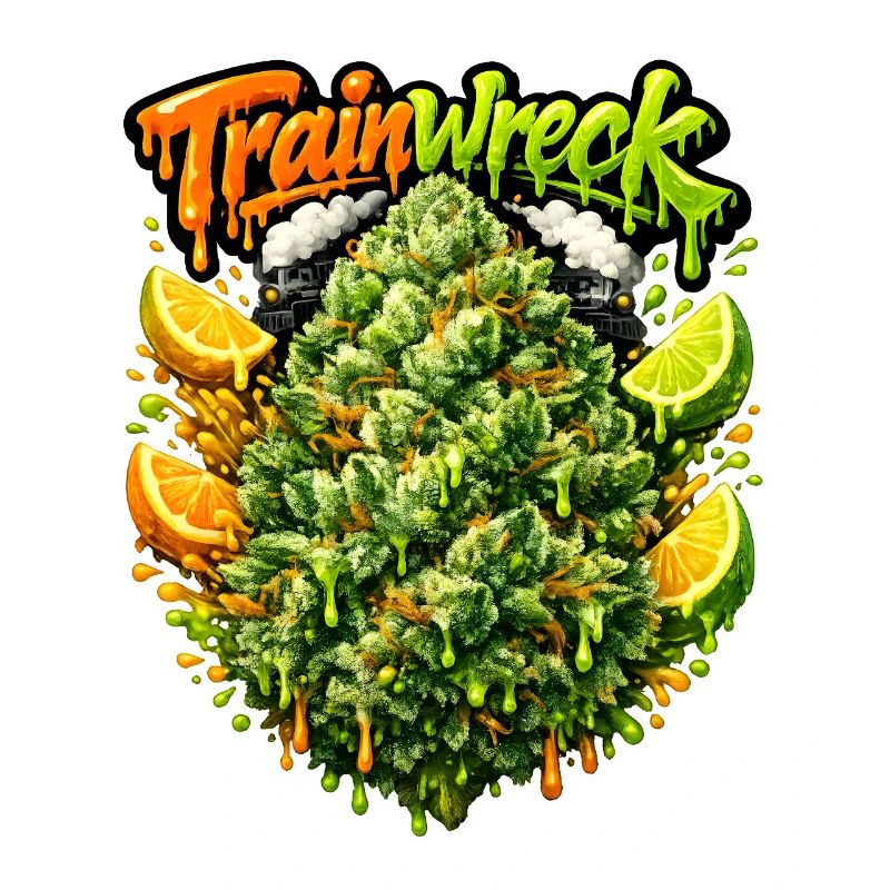 Gravure de graffiti sur un accident de train