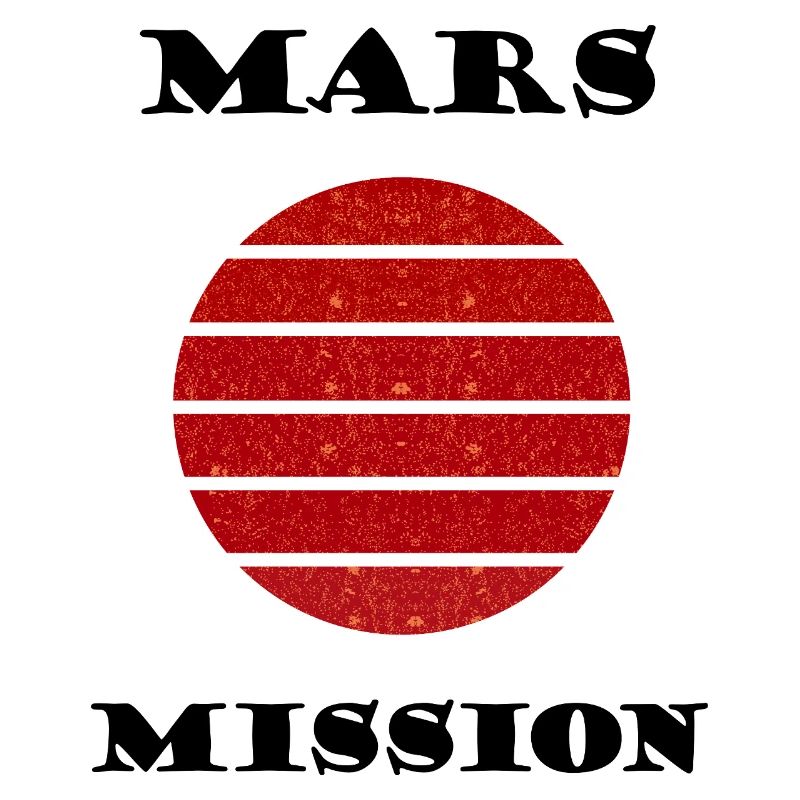Red Striped Solar Circle Mars