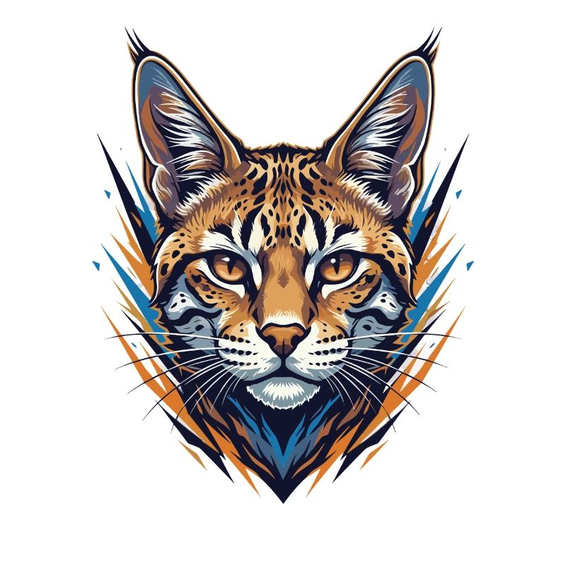 Wildcat dans le style néon