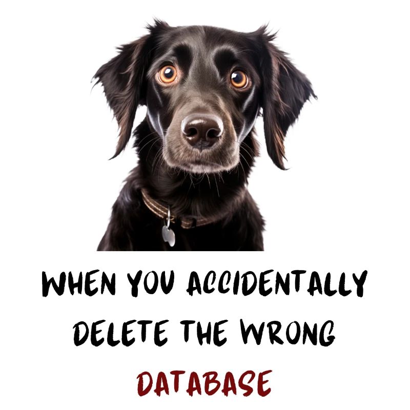 When you accidentally delete the wrong database