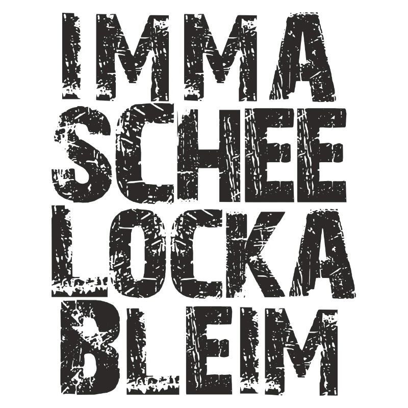 imma schee locka bleim