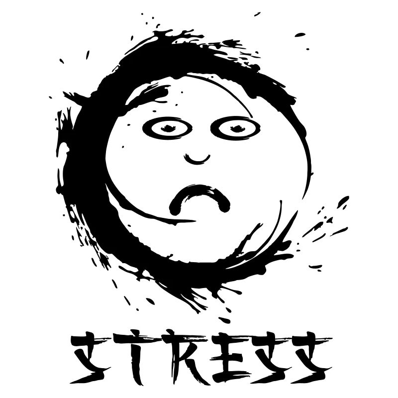 Enzo zen smiley Ensie Stress