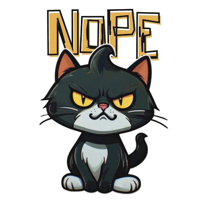 Angry Kitten says NOPE