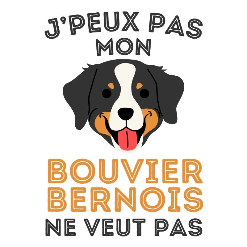 Chien de race bouvier bernois