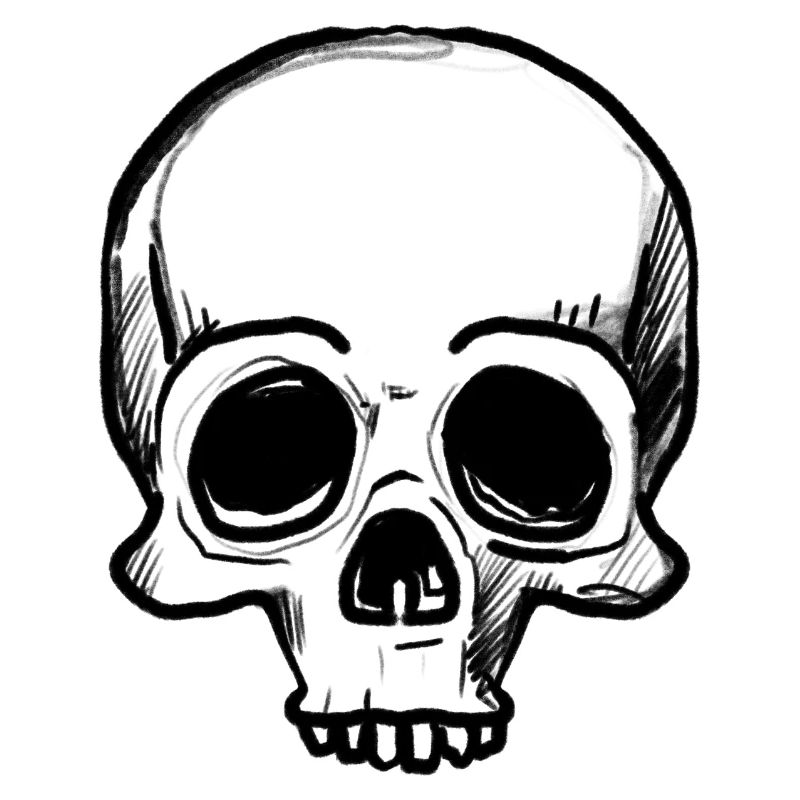Skull - Pencil Drawing
