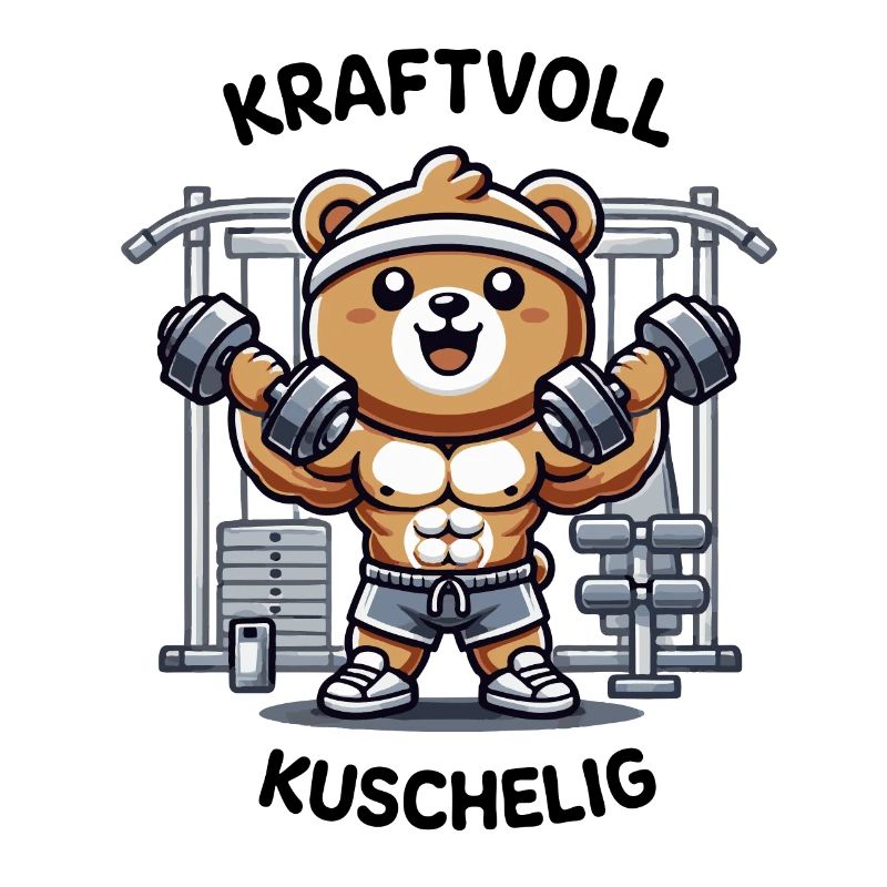 The powerful and cuddly bear at the same time