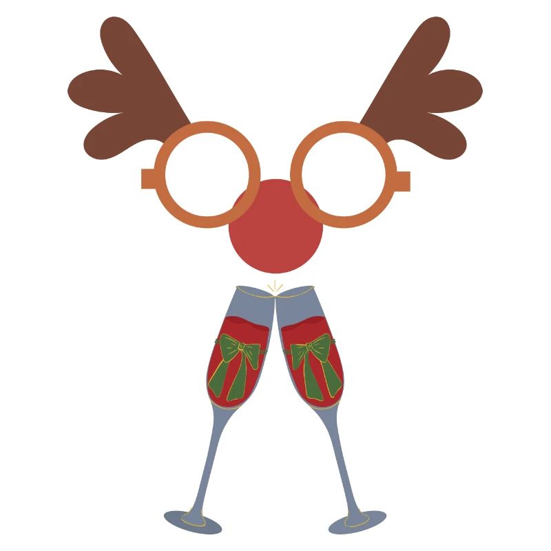 Weihnachtsdesign-Geschenkidee-Feier