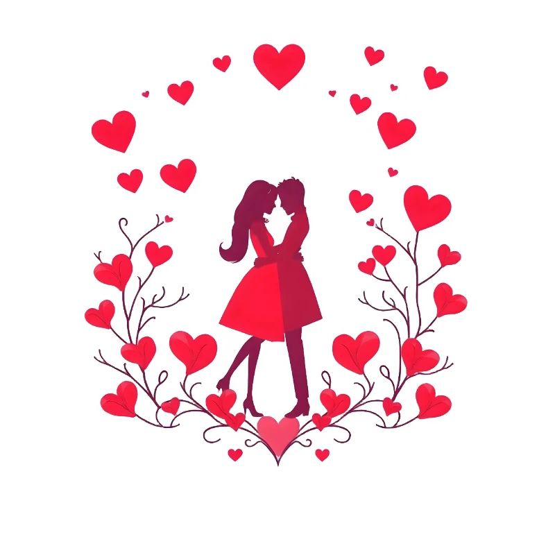 Design de la Saint-Valentin