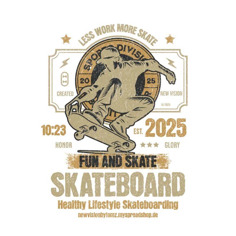 Moins de travail Plus de skate – Skateboard 2025