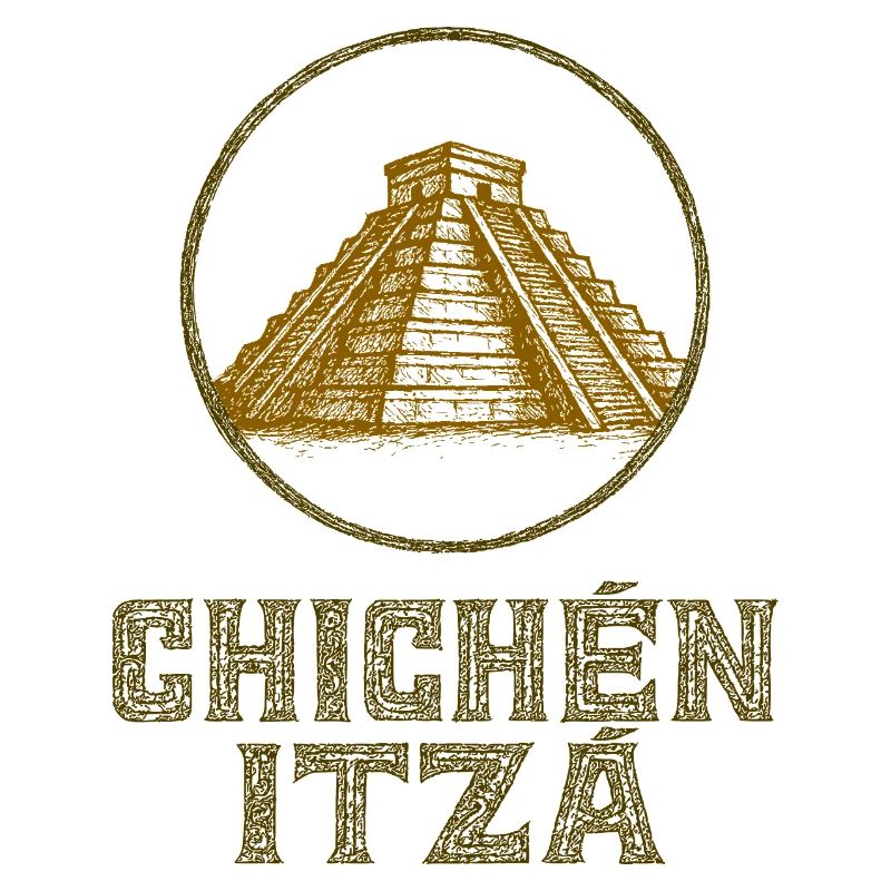 Chichén Itzá Tempel Vintage