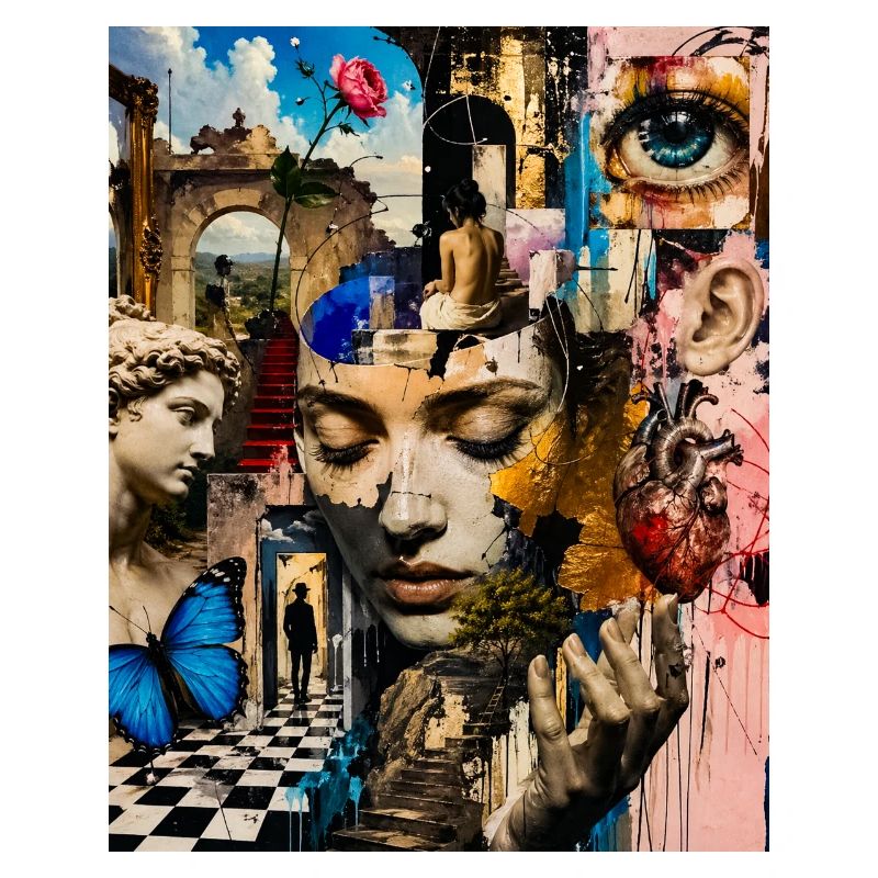 Surreal Collage Portrait