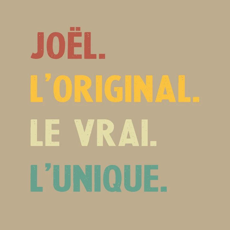 Joel, das Original, das echte Einzigartige,