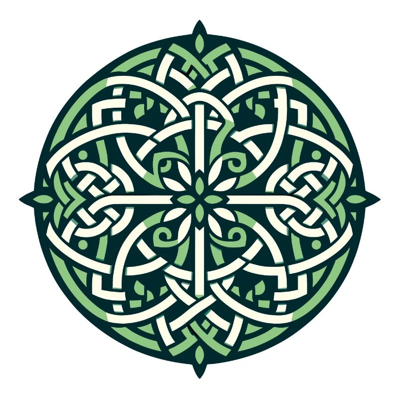Eternal Celtic Knotwork Mandala Art 1