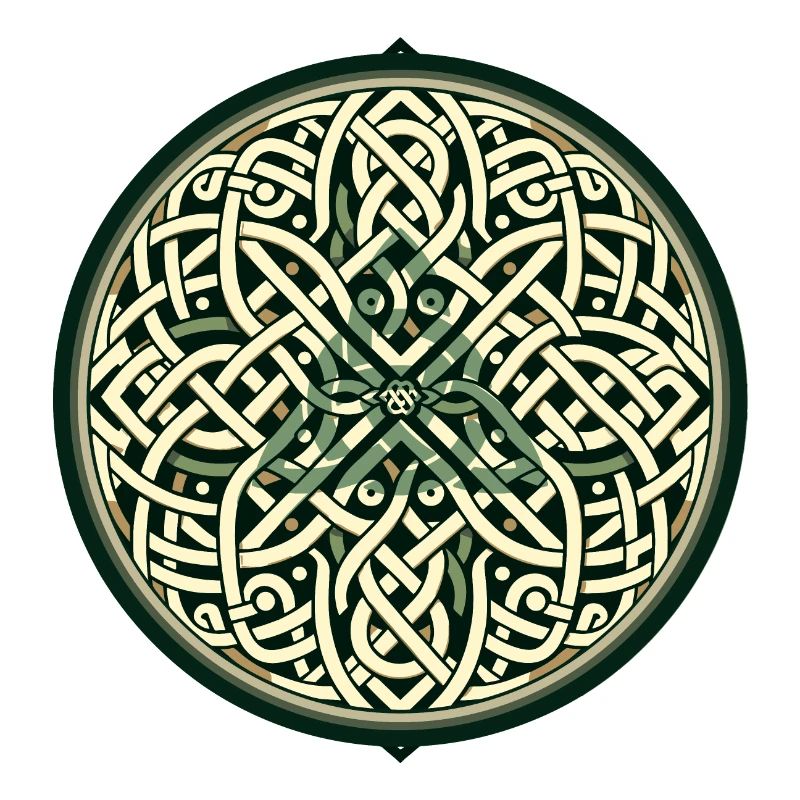 Eternal Celtic Knotwork Mandala Art 3