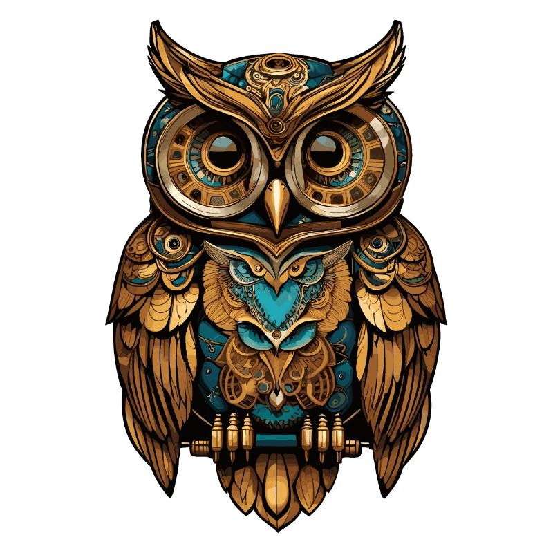 Steampunk Eule