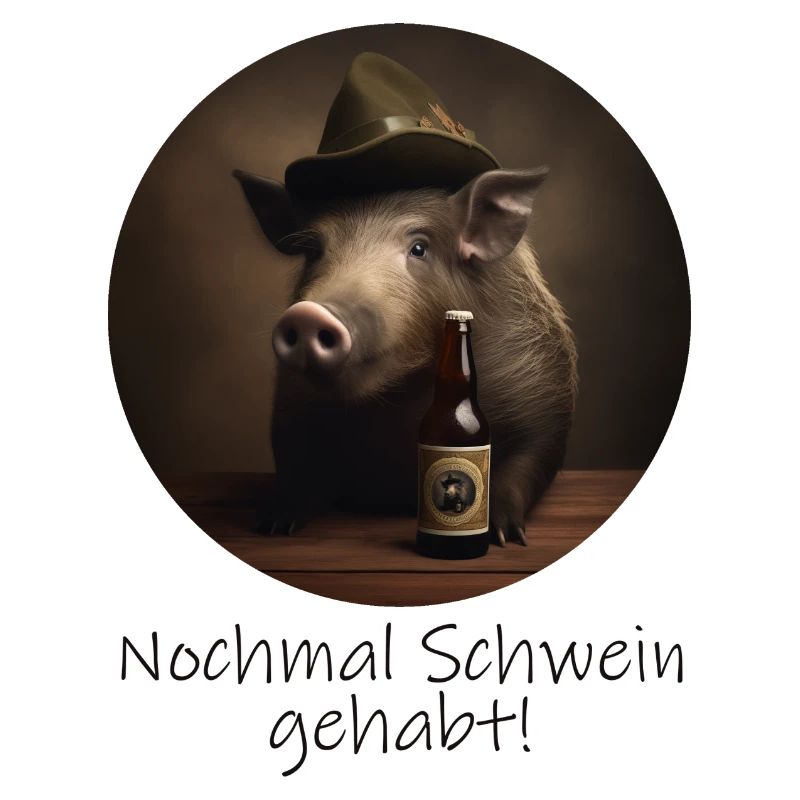 Sanglier avec chapeau - J’ai encore eu du cochon !