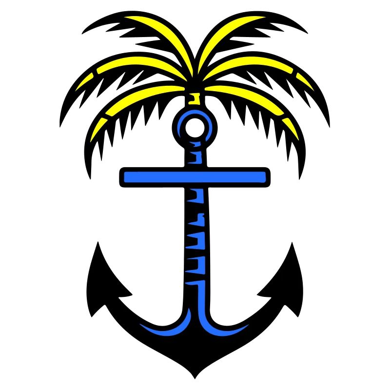 Palm Tree Anchor Icon