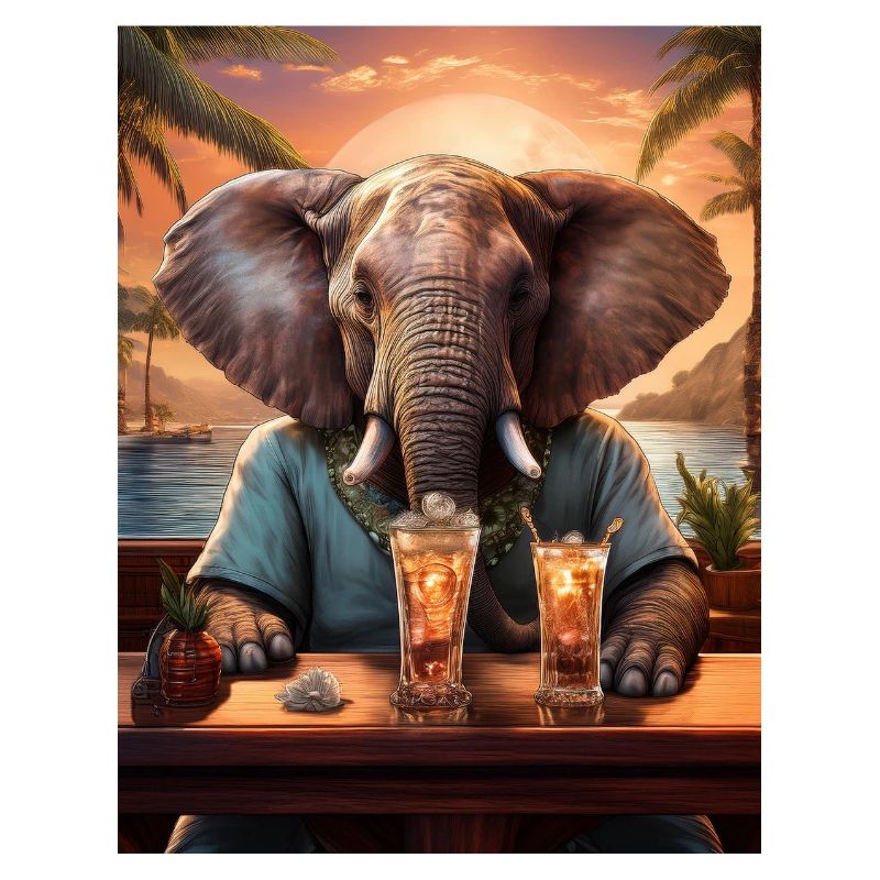Elefant an der Bar
