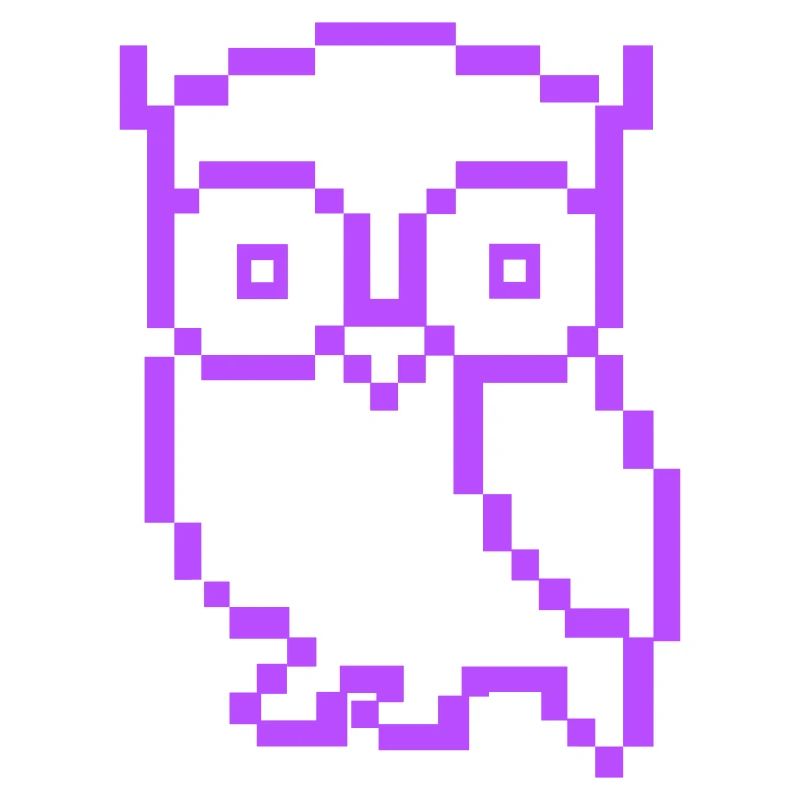 Pixel Eule