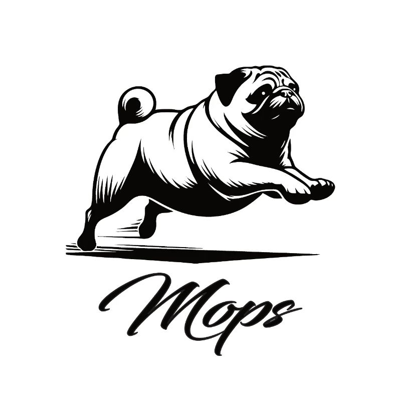 Cute Pug – Compagnon charmant avec du cœur