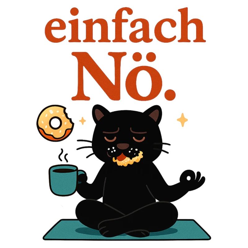 Entspannte Yogapose - einfach Nö