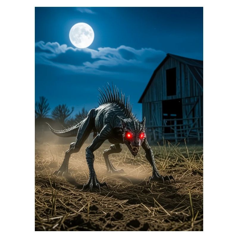 Chupacabra, cryptide reptilien suceur de chèvre du latin