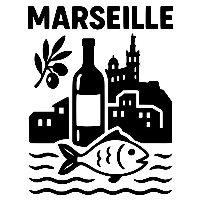 Marseille Silhouette