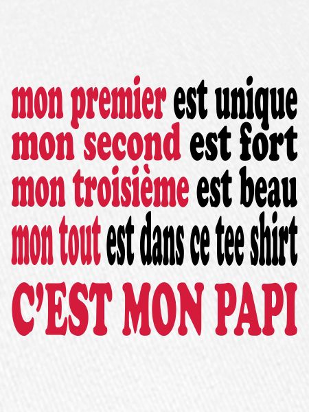 Mon papi est beau