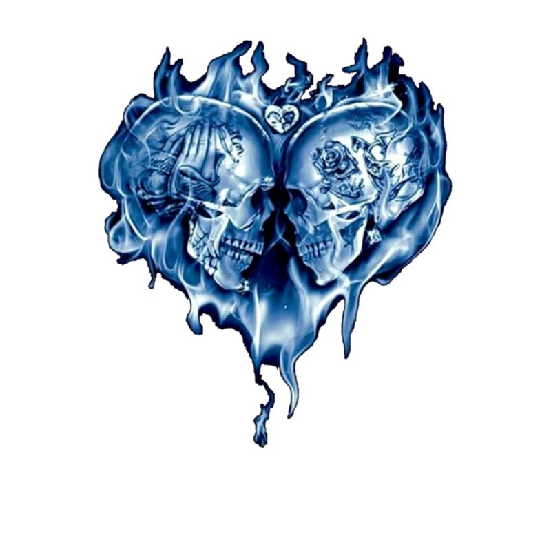 Skull heart