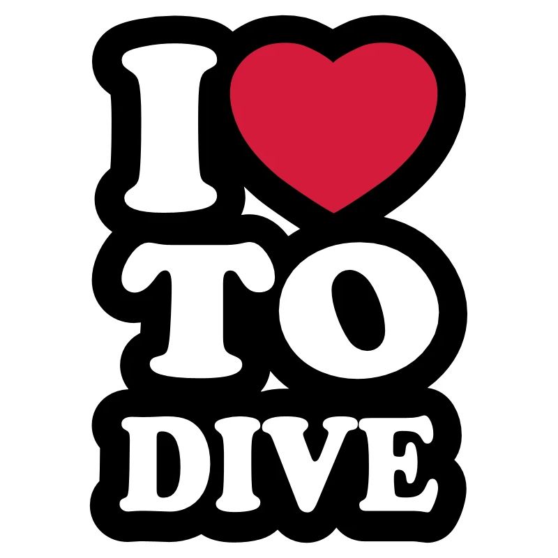 I love to dive