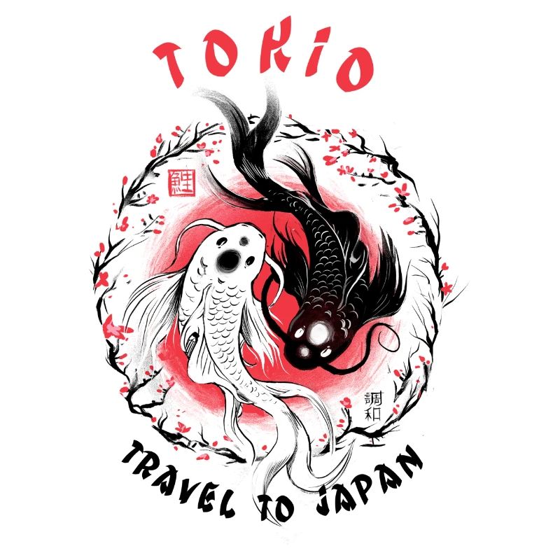 Tokyo Japan Koi Fish