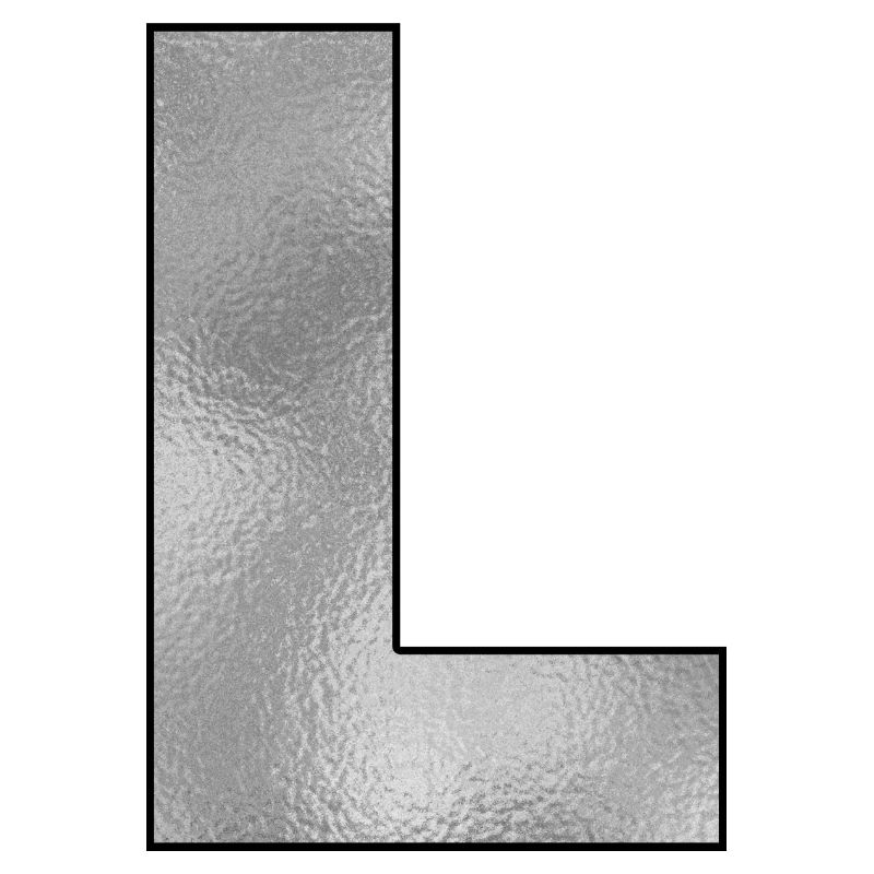 Buchstabe L Silber