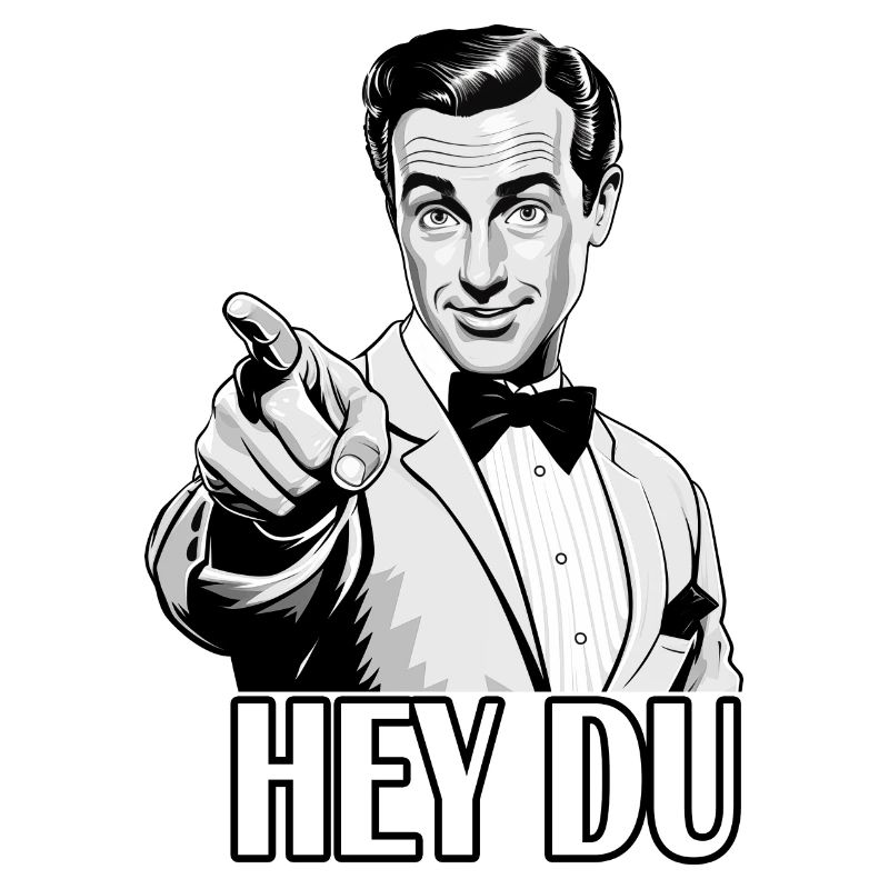 Hey du Retro Mann