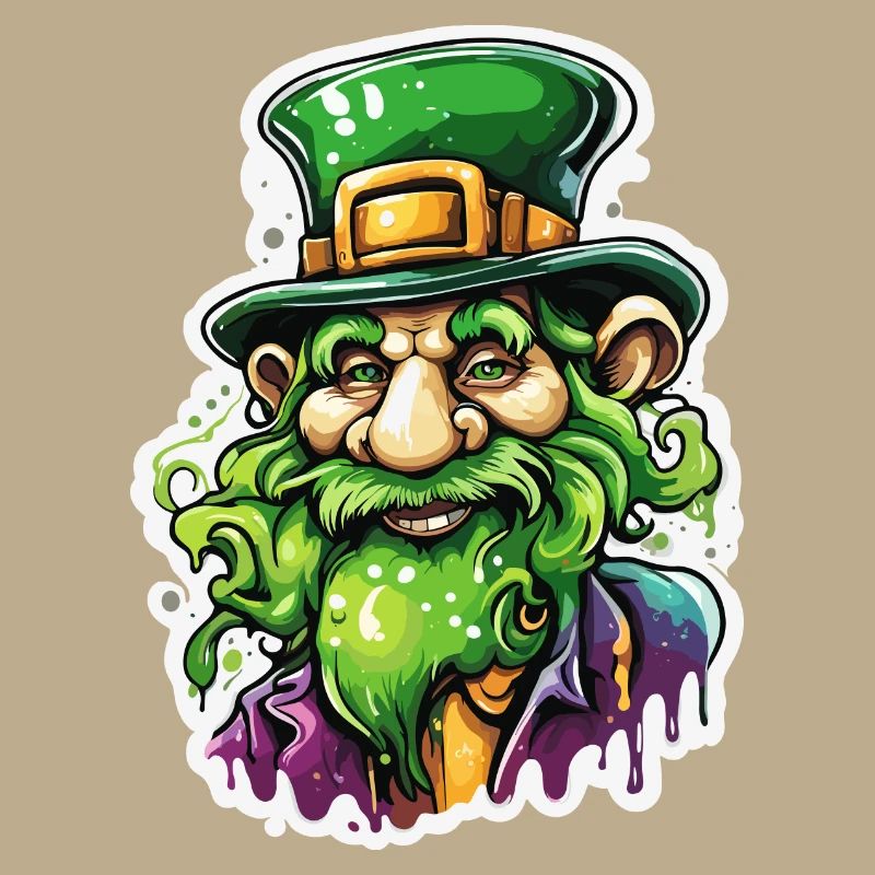 Leprechaun / Leprechaun / Vert / Gingembre / Irlande