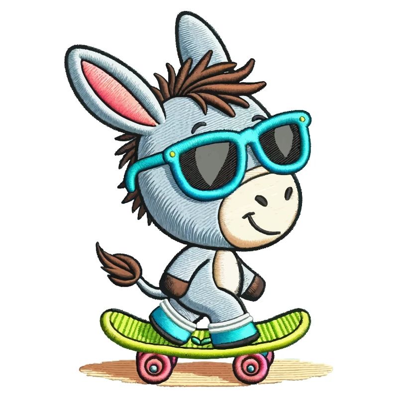 Cool Skater Donkey Tee