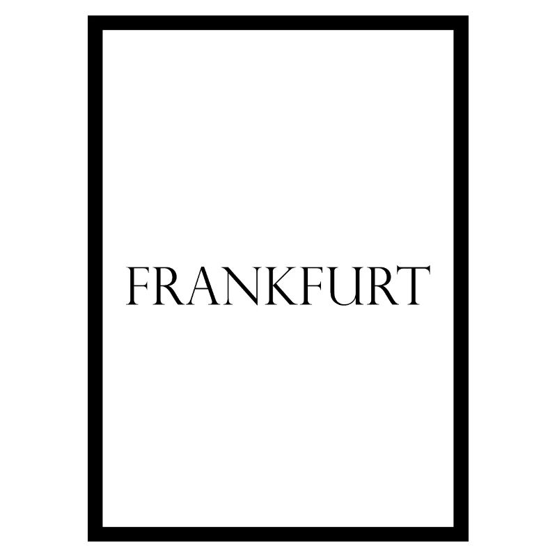 Frankfurt, schlichter Statement Schriftzug