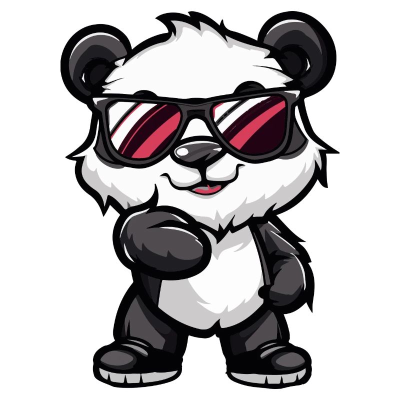 Panda Bande Dessinée Cool
