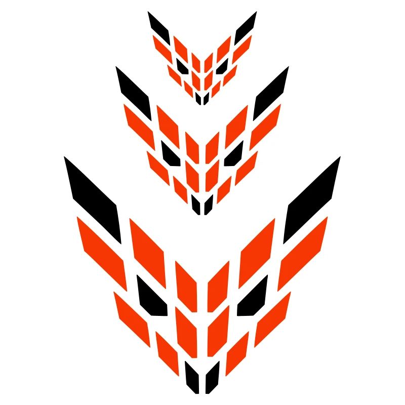 3 Renards Logo Abstrait Evil Eye Friends Équipe