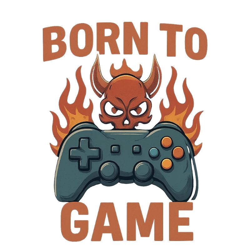 Born to Game – Fire Skull Controller