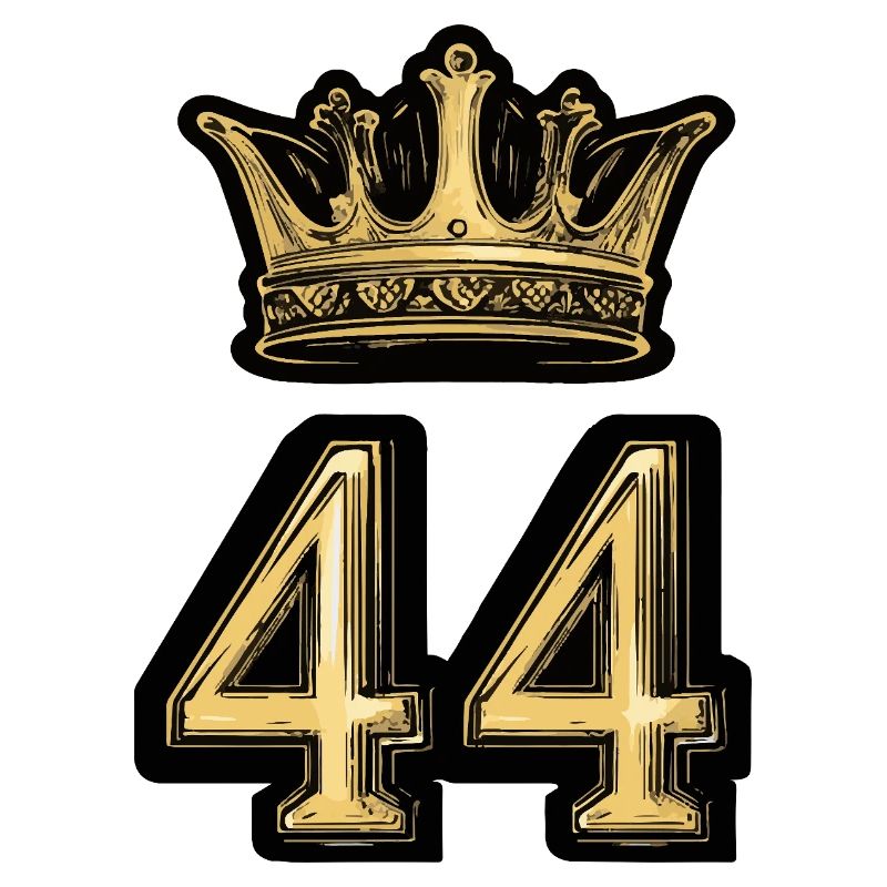 44 Zahl Krone