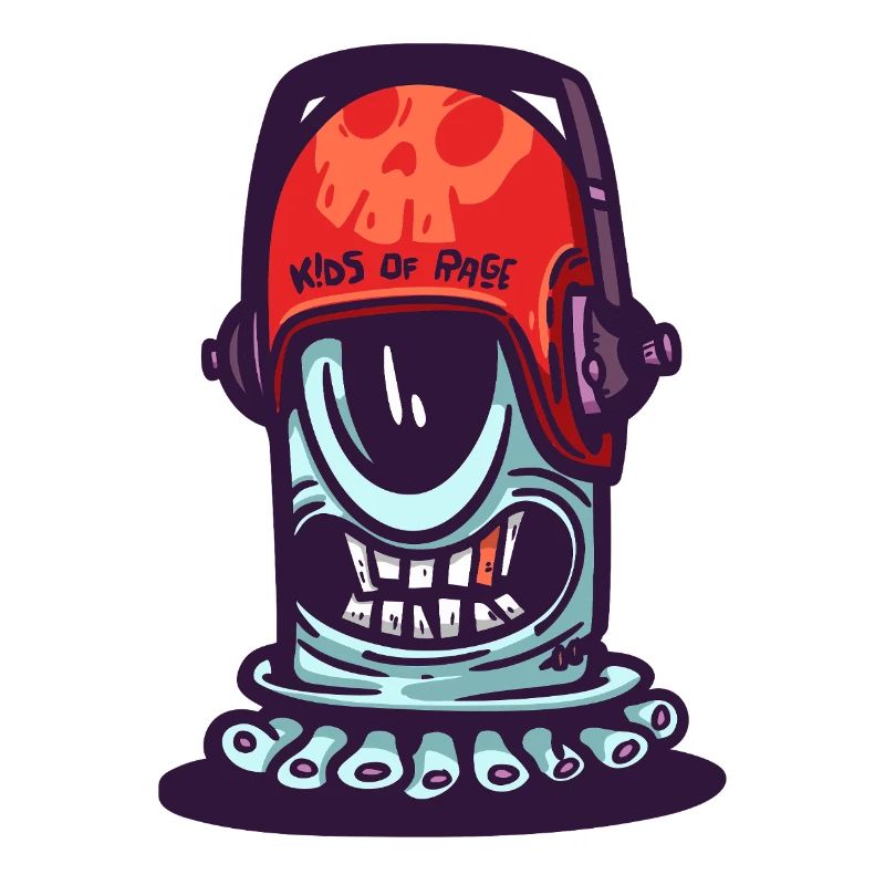 Schädel-Weltraumhelm