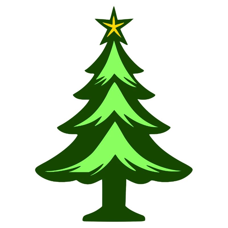 Simple Christmas Tree Graphic