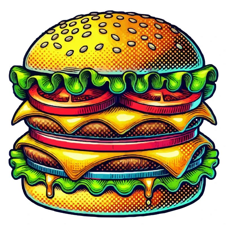 hamburger au fromage
