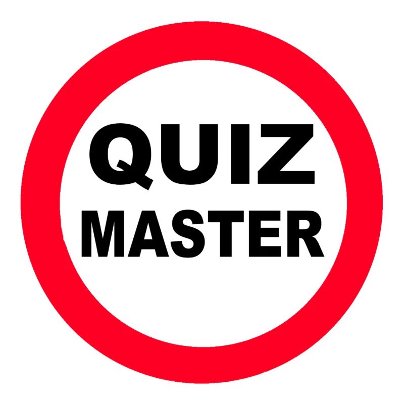 Quiz Master Stop Sign
