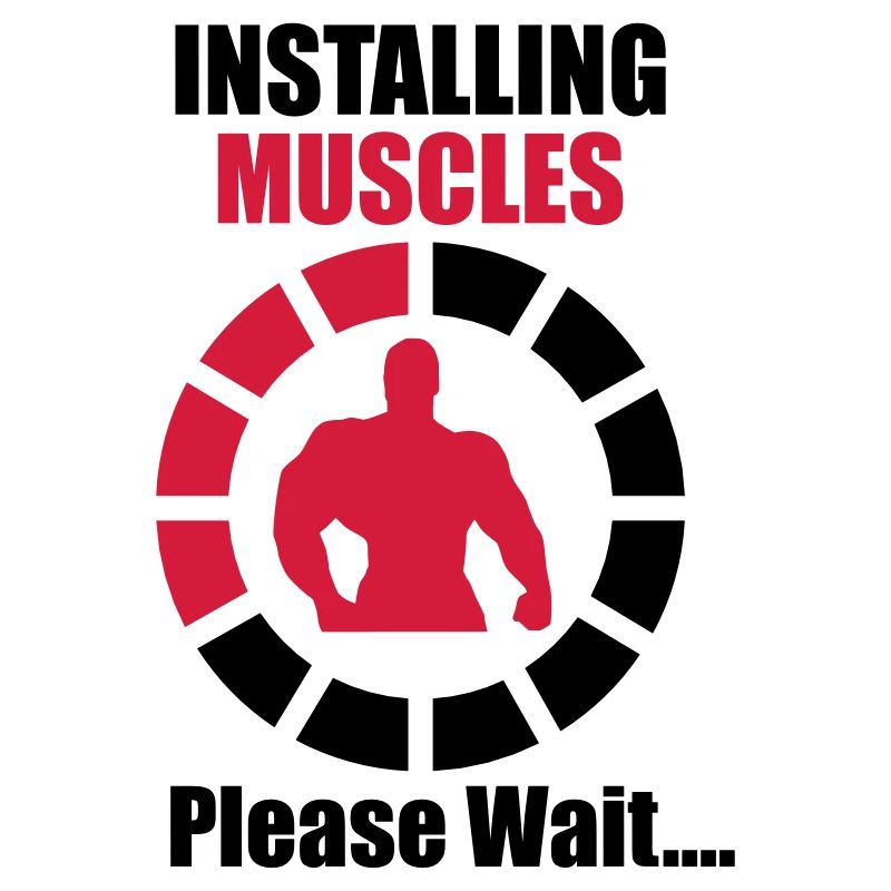 Installing Muscles (Loading) Funny Gym