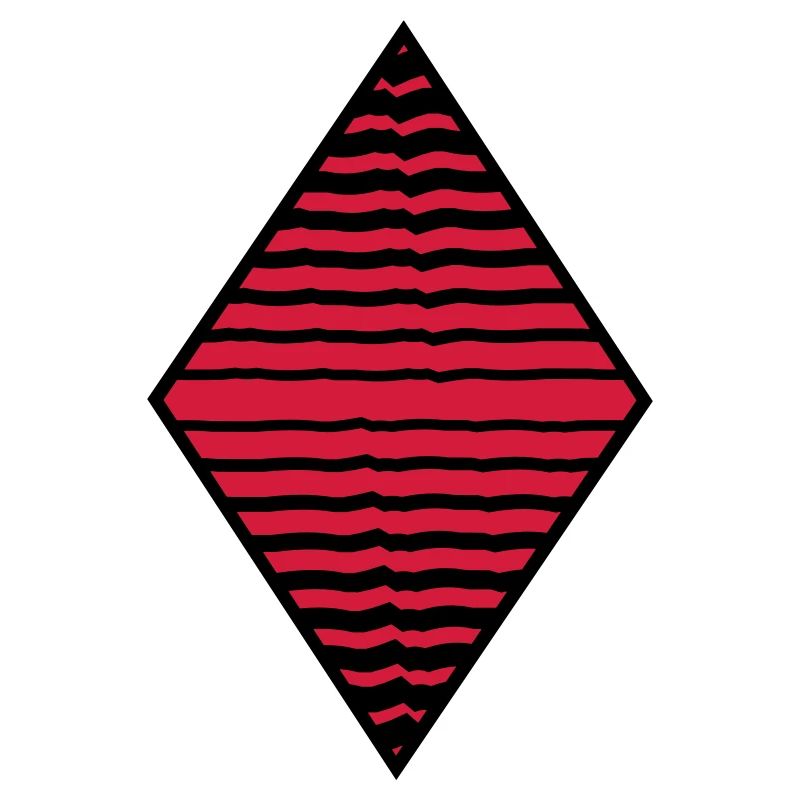 Rhombus form strokes pattern many lines
